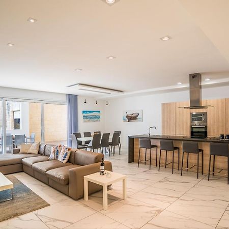 The Sea-Bank Villa Apartments Marsaskala Eksteriør billede