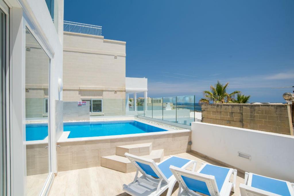 The Sea-Bank Villa Apartments Marsaskala Eksteriør billede
