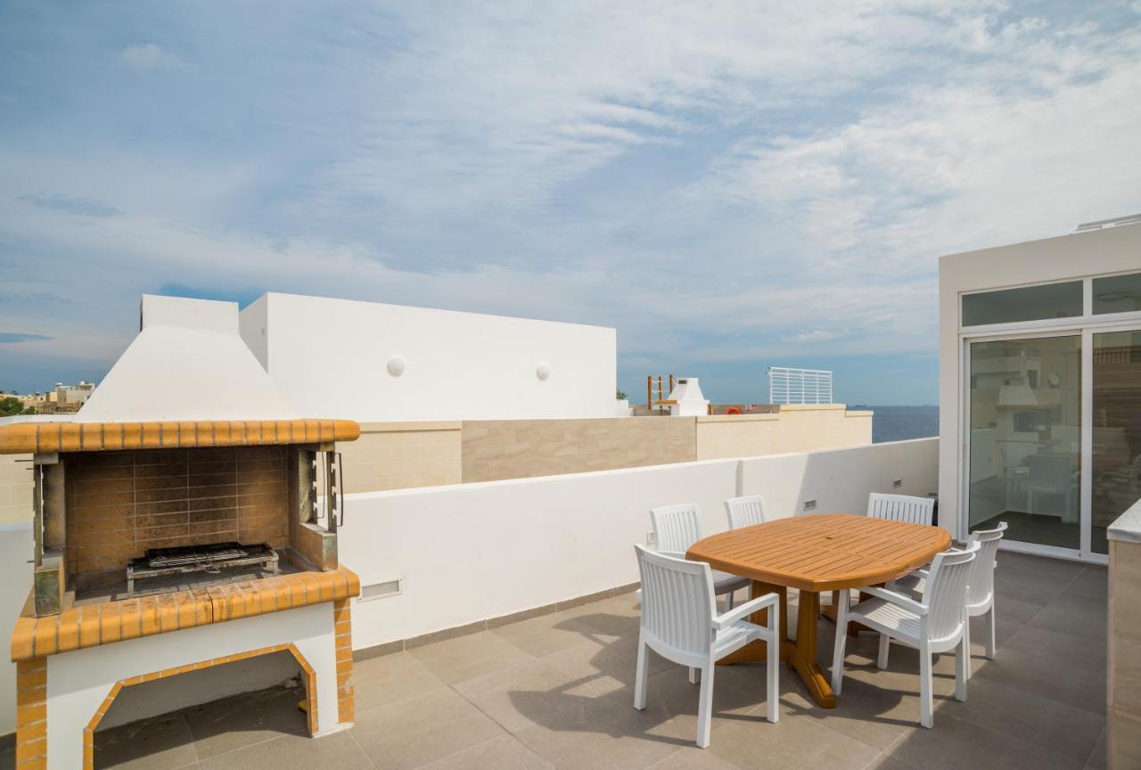 The Sea-Bank Villa Apartments Marsaskala Eksteriør billede