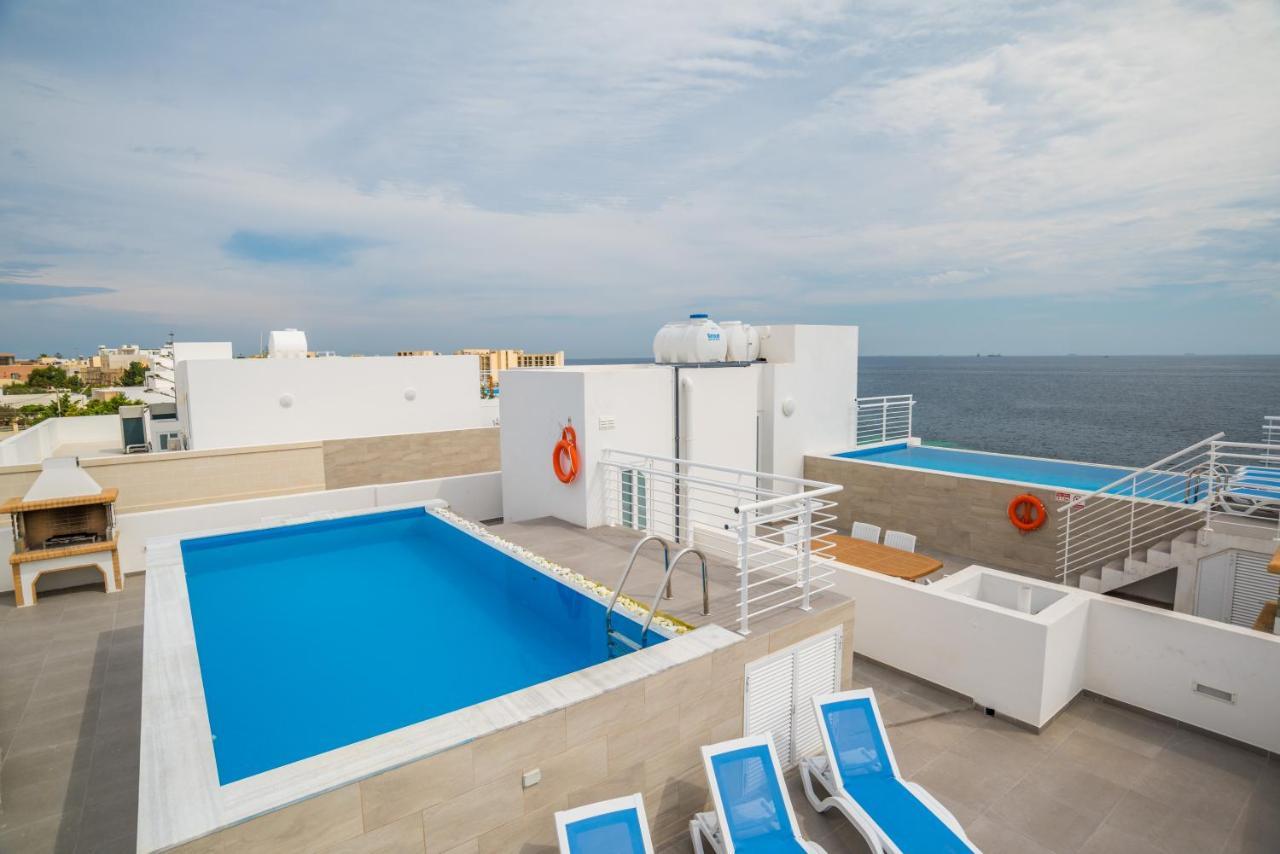 The Sea-Bank Villa Apartments Marsaskala Eksteriør billede